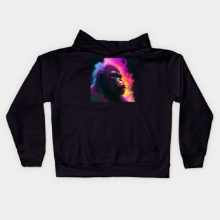 Psychedelic  Gorilla 03 Kids Hoodie